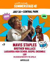 NYC SummerStage - Mavis Staples - Rumsey Playfield - NYC - 2026