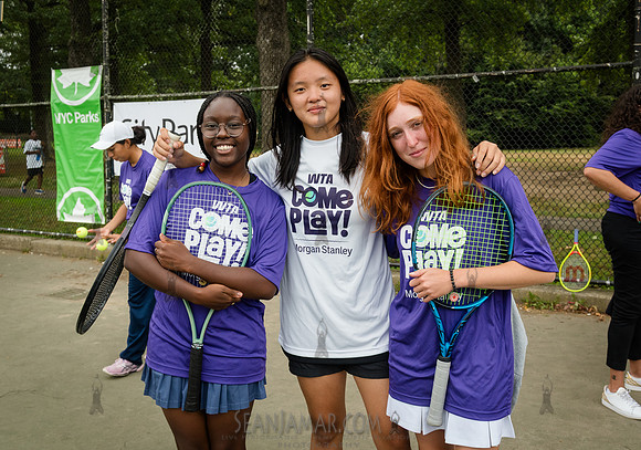 CPF Play - WTA + Morgan Stanley Come To Play Clinic - Cunningham