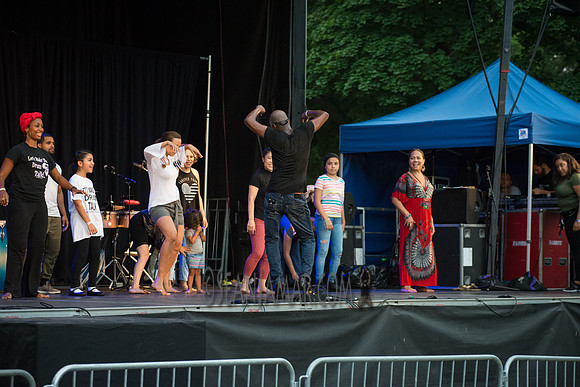 Dance Workshop w/ Sekou McMiller - Made in the Bronx presented by BAAD - St Marys Park - BX NYC - 2017