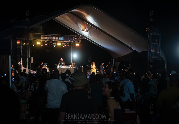 Sunshine Anderson - NYC SummerStage - Funk Flex Birthday Fest -