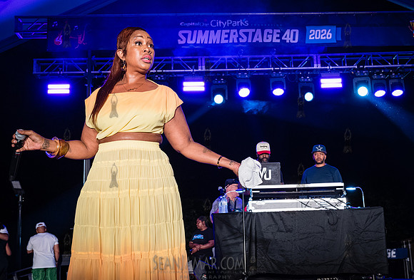 Sunshine Anderson - NYC SummerStage - Funk Flex Birthday Fest -