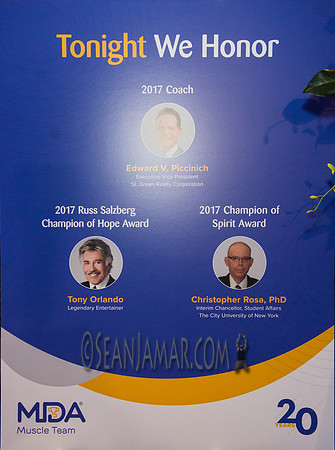 MDA 20th Anniversary Muscle Team Gala - Pier 60 Chelsea Piers - NYC - 2017