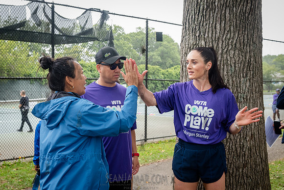 CPF Play - WTA + Morgan Stanley Come To Play Clinic - Cunningham