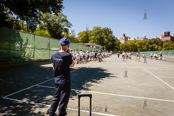 CPF Play - Lacoste Foundation Tennis Clinic - Central Park Tenni