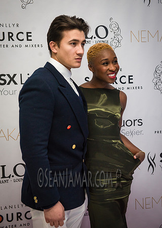 Dean John-Wilson & Cynthia Erivo "The Color Purple" - BLO Restaurant Lounge - Grand Opening - NYC - 2015
