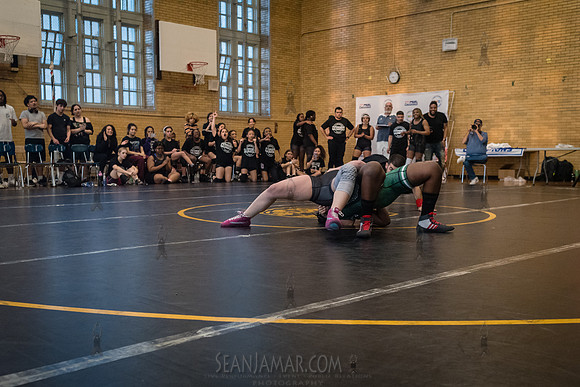PSAL Girls Team Wrestling Championship - Grover Cleveland HS - N