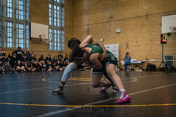 PSAL Girls Team Wrestling Championship - Grover Cleveland HS - N