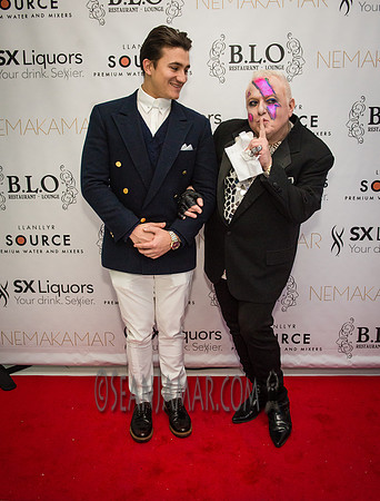 Dean John-Wilson - Fares Rizik - BLO Restaurant Lounge - Grand Opening - NYC - 2015