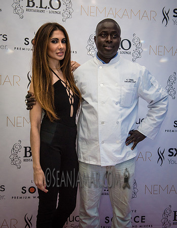 Tabasum Mir & Chef Chek - BLO Restaurant Lounge - Grand Opening - NYC - 2015