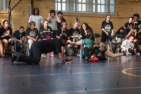 PSAL Girls Team Wrestling Championship - Grover Cleveland HS - N