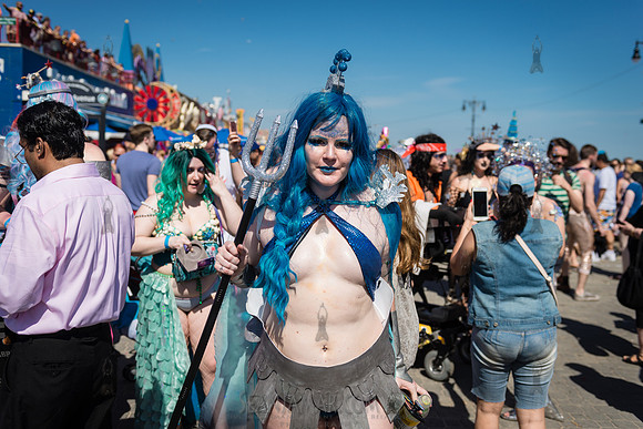 Coney Island Mermaid Day Parade - Coney Island NYC - 218