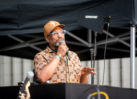 King Britt - NYC SummerStage - Blacktronica Festival - Marcus Ga