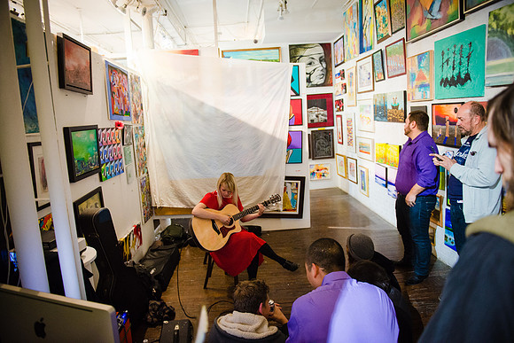First Friday Pop Up Art Show & Music Showcase - Ward Nasse Gallery - SOHO NYC - May 2015