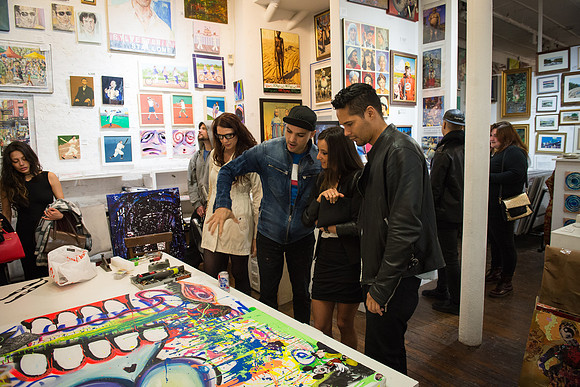 First Friday Pop Up Art Show & Music Showcase - Ward Nasse Gallery - SOHO NYC - May 2015