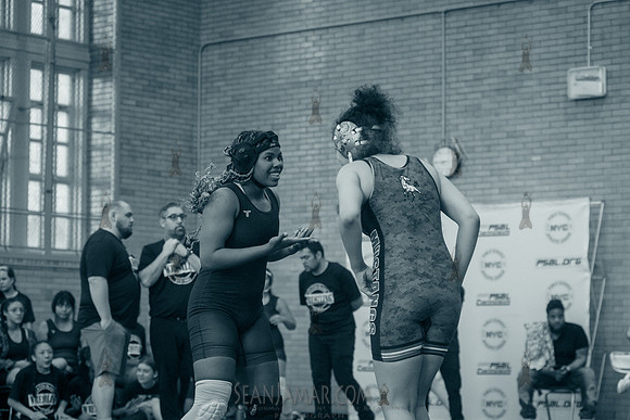 PSAL Girls Team Wrestling Championship - Grover Cleveland HS - N