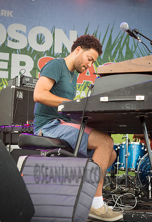 Taylor McFerrin w Marcus Gilmore - Soul Revue - Hudson River Stage - Pier 97 - NYC - 2016
