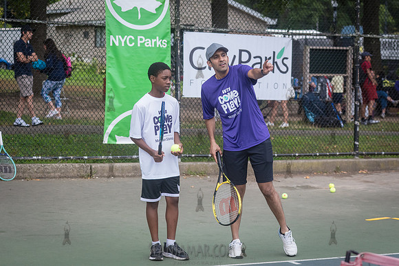 CPF Play - WTA + Morgan Stanley Come To Play Clinic - Cunningham