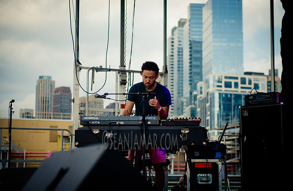 Taylor McFerrin w Marcus Gilmore - Soul Revue - Hudson River Stage - Pier 97 - NYC - 2016