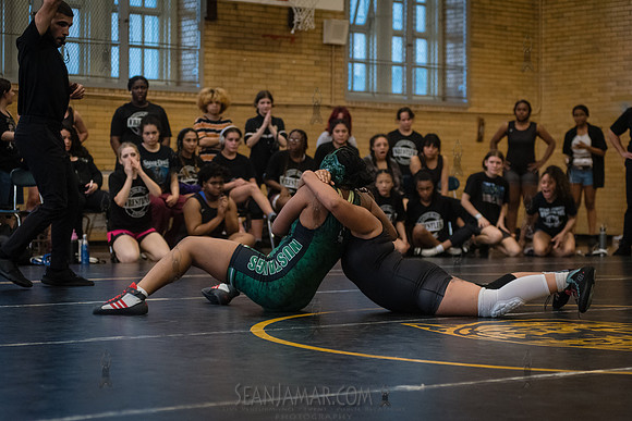 PSAL Girls Team Wrestling Championship - Grover Cleveland HS - N