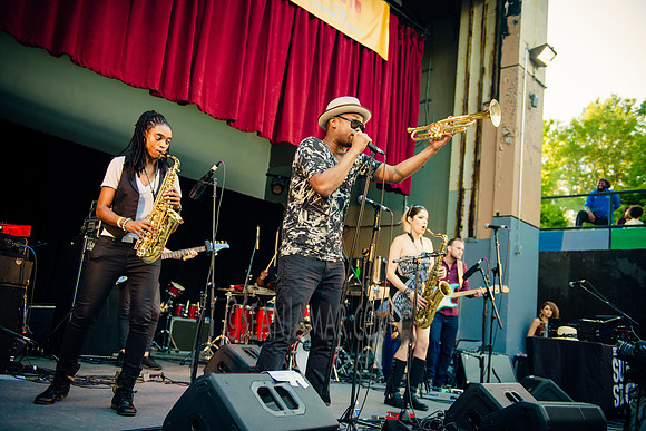 Maurice 'MoBetta' Brown - Soul In The Horn Summer Stage - Herbert von King Park - BK USA - 2016