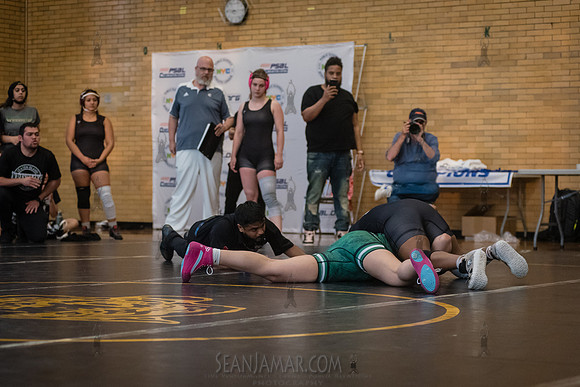 PSAL Girls Team Wrestling Championship - Grover Cleveland HS - N