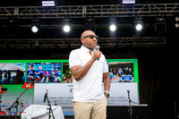 Queensboro President - Donovan Richards - NYC SummerStage - DJ R