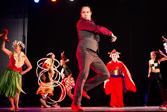 George Faison universal Dance Experience & Lotus music & Dance Multicultural Artist - Harlem Dance Caravan - Marcus Garvey Park - Harlem USA - 2014
