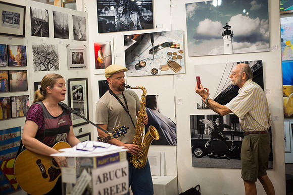 First Friday Pop Up Art Show & Music Showcase - Ward Nasse Gallery - SOHO NYC - Aug 2015