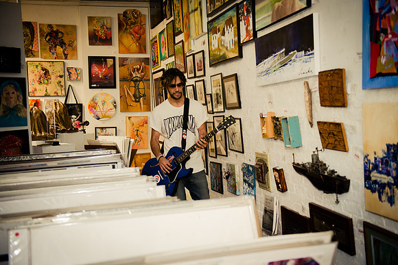 Bobbyrock - First Friday Pop Up Art Show & Music Showcase - Ward Nasse Gallery - SOHO NYC - April 2015