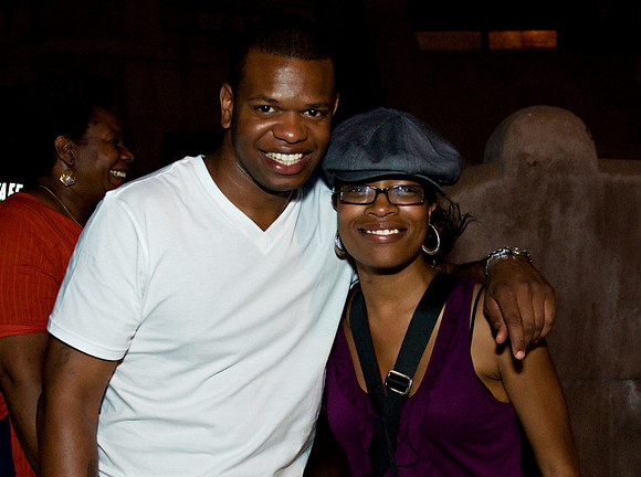 Rahfeal Gordon (motivational speaker) & Lisa H. Brown (photog)
