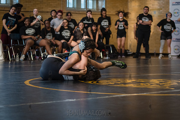 PSAL Girls Team Wrestling Championship - Grover Cleveland HS - N