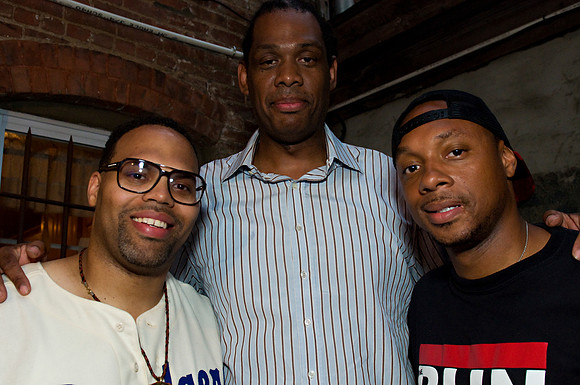 Eric Roberson, Rob Cornegy (the host with the most) & Dorian Missick (actor)