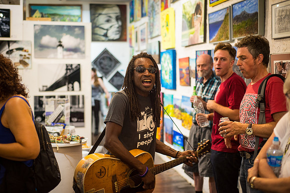 First Friday Pop Up Art Show & Music Showcase - Ward Nasse Gallery - SOHO NYC - Aug 2015