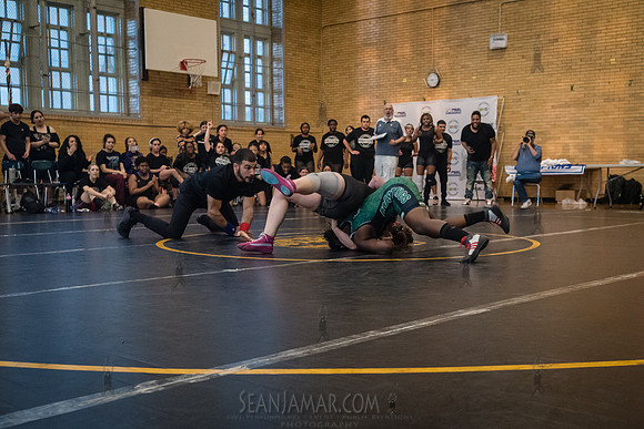 PSAL Girls Team Wrestling Championship - Grover Cleveland HS - N