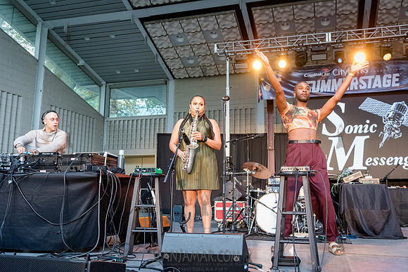 Sonic Messengers - NYC SummerStage - Blacktronica Festival - Mar