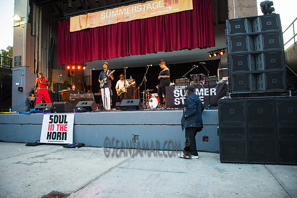 Marcus Machado f/ Daru Jones - Soul In The Horn Summer Stage - Herbert von King Park - BK USA - 2016