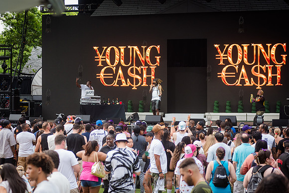 Young Cash - CPF SummerStage - T-Pains Mansion in Wiscansin Part