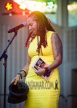 Jessica Care Moore - Def Poets A Reunion - Marcus Garvey Park - Harlem USA - 2017