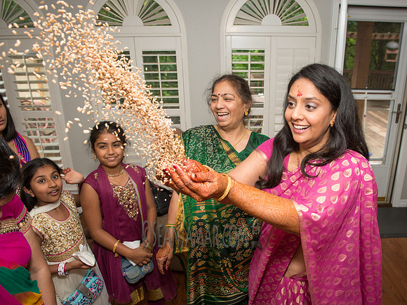 Khyaati and Joshua Ganesh Pooja - The Morar Home - Weatherford TX - 2017