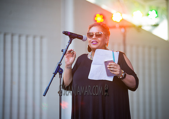 Asha Bandele - Def Poets A Reunion - Marcus Garvey Park - Harlem USA - 2017