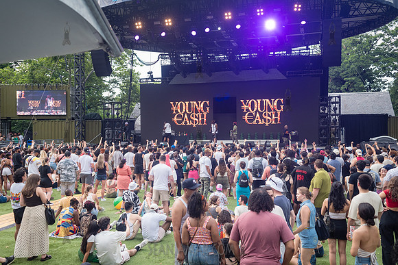 Young Cash - CPF SummerStage - T-Pains Mansion in Wiscansin Part