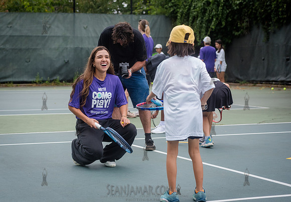 CPF Play - WTA + Morgan Stanley Come To Play Clinic - Cunningham