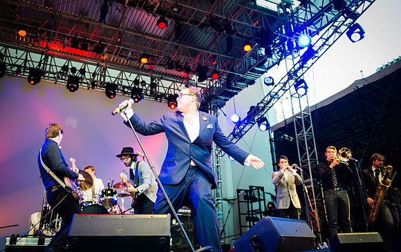 St. Paul and The Broken Bones - Damrosch Park Bandshell Lincoln Center - NYC - 2014