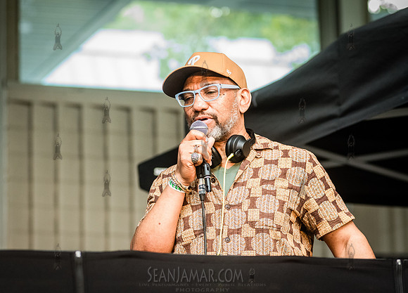 King Britt - NYC SummerStage - Blacktronica Festival - Marcus Ga