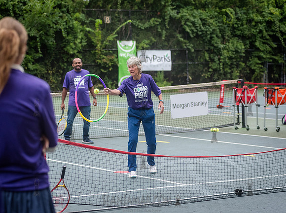 CPF Play - WTA + Morgan Stanley Come To Play Clinic - Cunningham