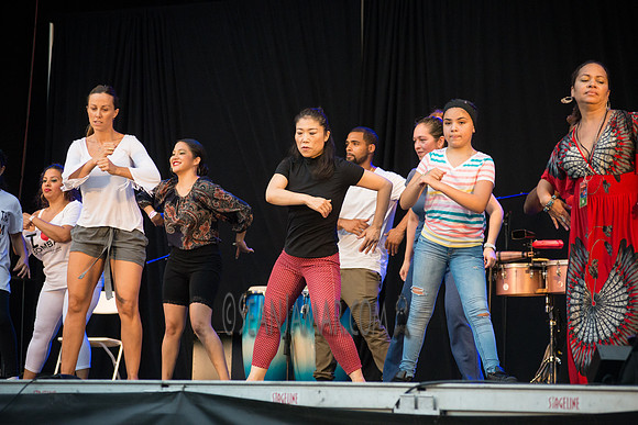 Dance Workshop w/ Sekou McMiller - Made in the Bronx presented by BAAD - St Marys Park - BX NYC - 2017