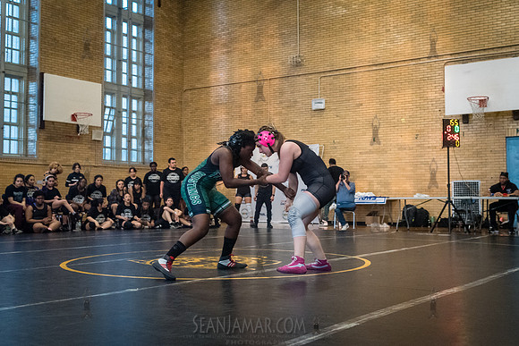 PSAL Girls Team Wrestling Championship - Grover Cleveland HS - N