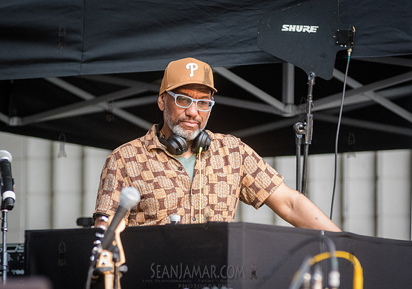 King Britt - NYC SummerStage - Blacktronica Festival - Marcus Ga