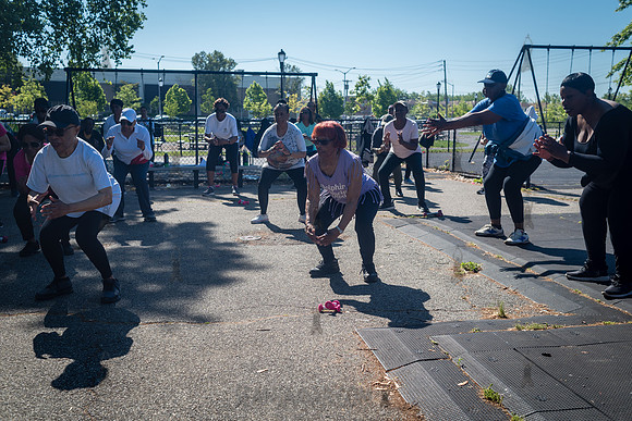 CPF Senior Walking - Springfield Park - NYC - 2024