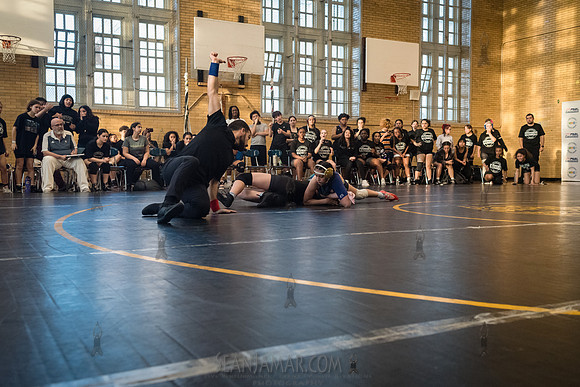 PSAL Girls Team Wrestling Championship - Grover Cleveland HS - N